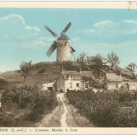 ノワイェ・シュル・シェール Le Moulin De La Motte Baudoinヴィラ エクステリア 写真